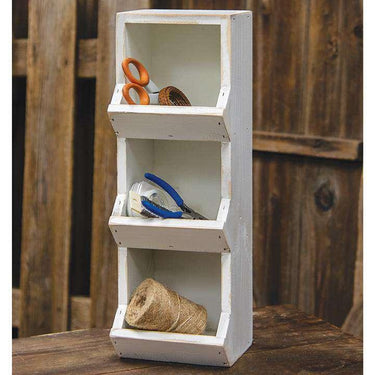 Vertical Bin, Farmhouse White - The Fox Decor